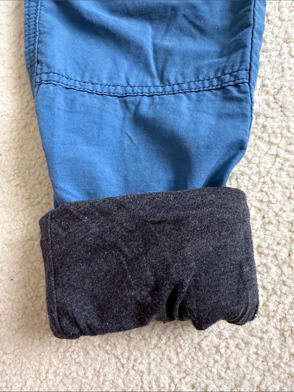Gymboree Light Blue Elastic Waist Pull-On Pants - Picture 2 of 4